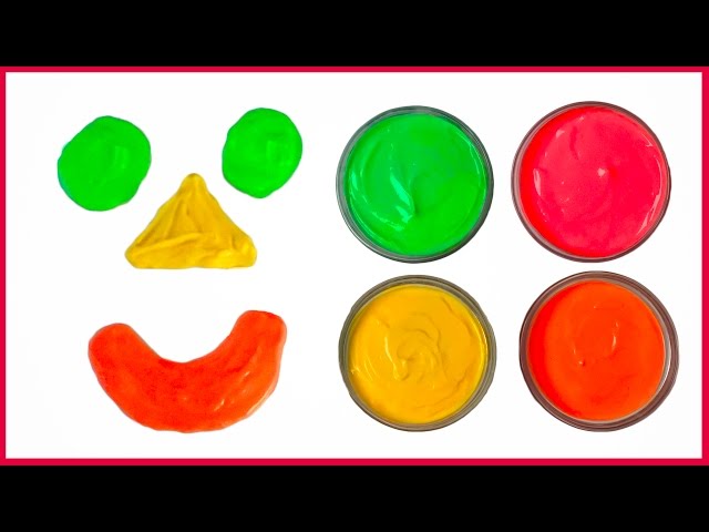 Learn Colors with DIY Edible Paint for Children