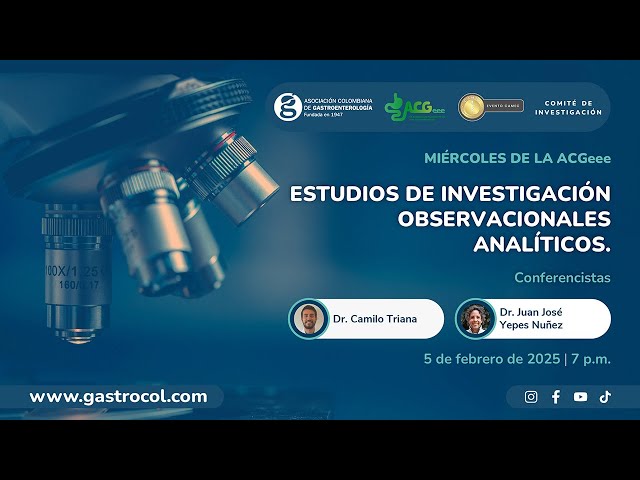 #Webinar - Estudios de Investigación Observacionales Analíticos