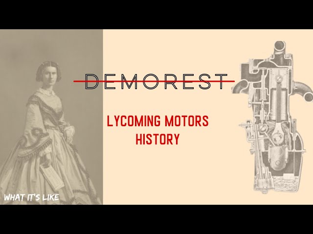 History of Lycoming Engine manufacturing ( the auto engines )￼