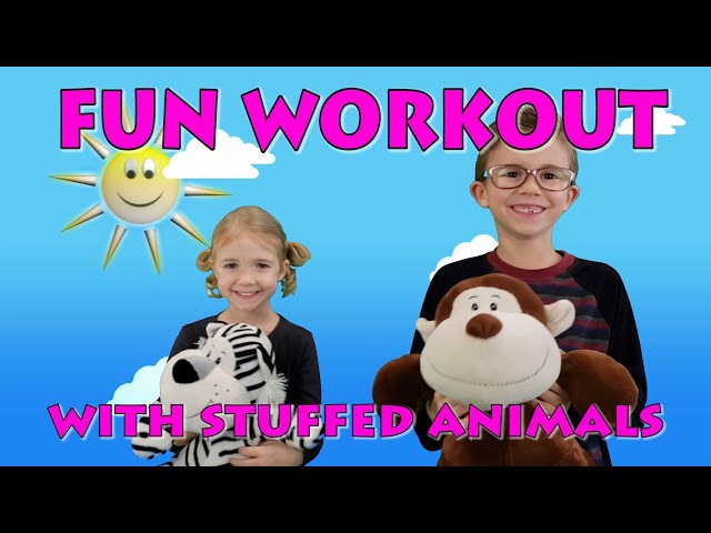 Fun Workout With Stuffed Animals