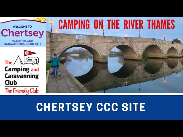 CHERTSEY Camping and Caravanning Club Site and River Thames Walk | Vlog 536