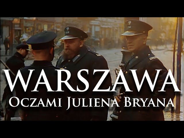 PRZEDWOJENNA "WARSZAWA OCZAMI JULIENA BRYANA" W KOLORZE  PRE-WAR WARSAW THROUGH THE EYES OF J.BRYAN.