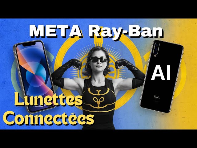 Lunettes connectées Ray Ban Meta AI: lunettes accessibles aux personnes aveugles Meta View😎