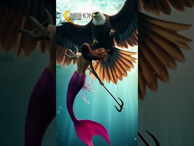 Mermaid vs Eagle The DRAMATIC Confrontation That Will Leave You Speechless