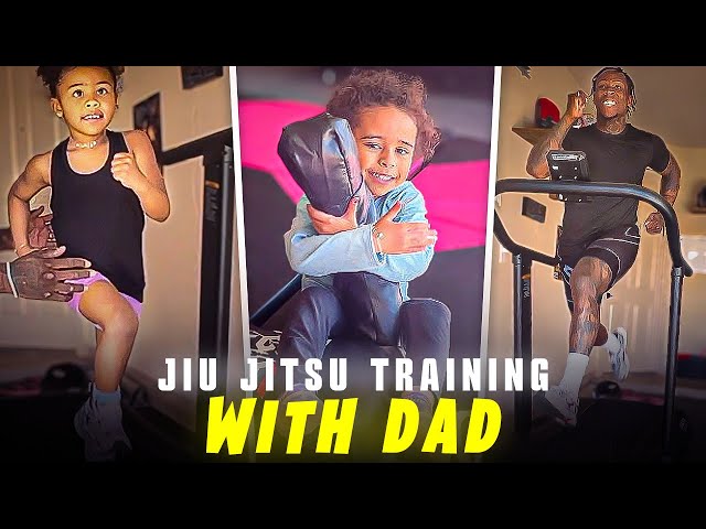 Jiu Jitsu Training With Dad