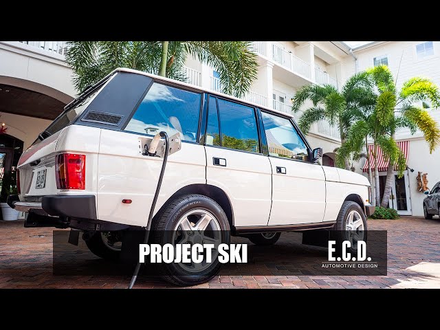 The World's FIRST ELECTRIC TESLA Powered Custom RANGE ROVER CLASSIC | ECD Automotive Design