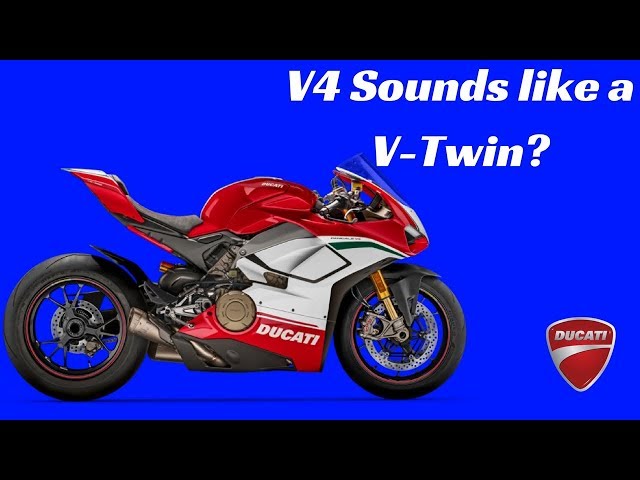 Here's Why The New Ducati Panigale V4 sounds like a V-Twin