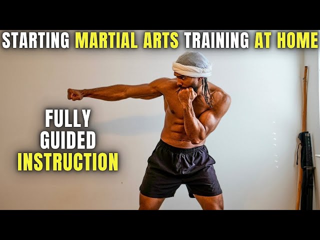 How To Start Martial Arts Training At Home (Basic Punches And Kicks)