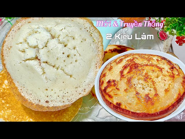 ĐẶC BIỆT 2 Kiểu làm Bánh Bò Nướng NGÀY XƯA Mềm Xốp Ngon bằng chảo- Rice cake