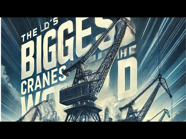 The Biggest Cranes in the World – Engineering Giants in Action!