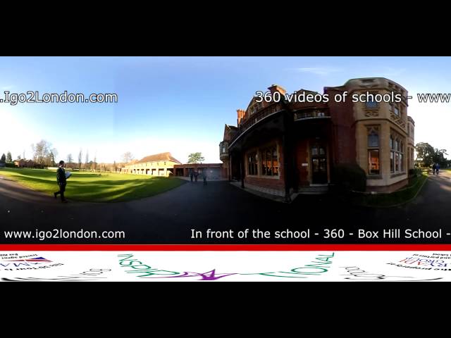 In front of the school - 360 - Box Hill School - www.igo2london.com