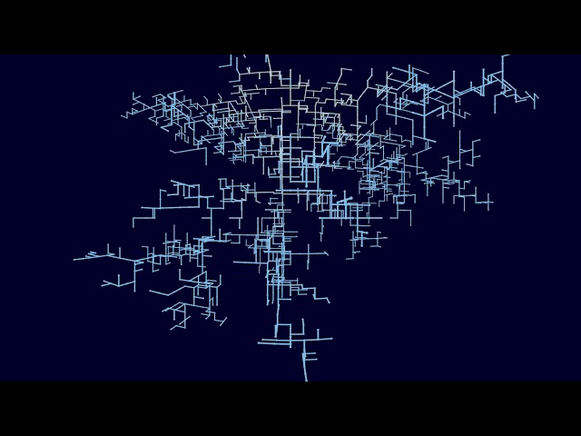 Lightning-like Structures from Diffusion Limited Aggregation (360 VR)