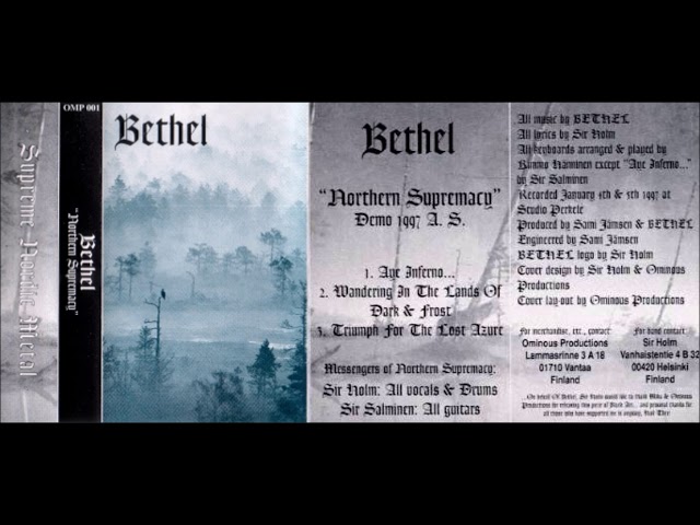 Bethel [FIN] [Melodic Black] 1997 - Northern Supremacy (Full Demo)