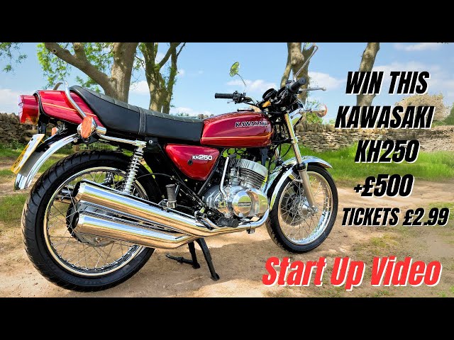 WIN THIS - 1977 Kawasaki KH250 - (Starting Procedure Video)