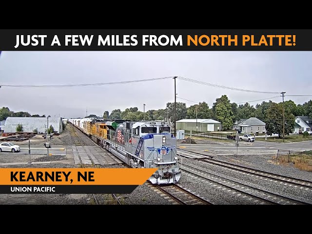 Kearney, Nebraska, USA | Virtual Railfan LIVE !