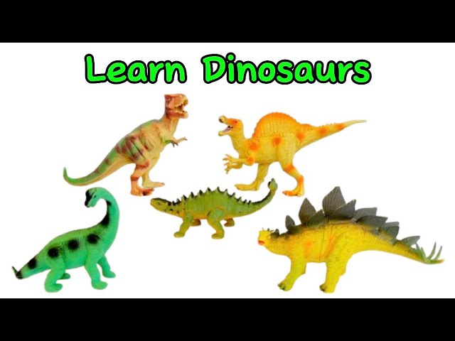 Learning Dinosaurs 🦕 Best Learning Videos For Kids and Toddlers