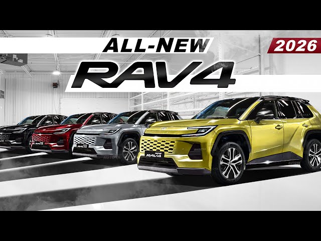 Next Generation Toyota Rav4 2026 - FIRST LOOK at The New Exterior Design