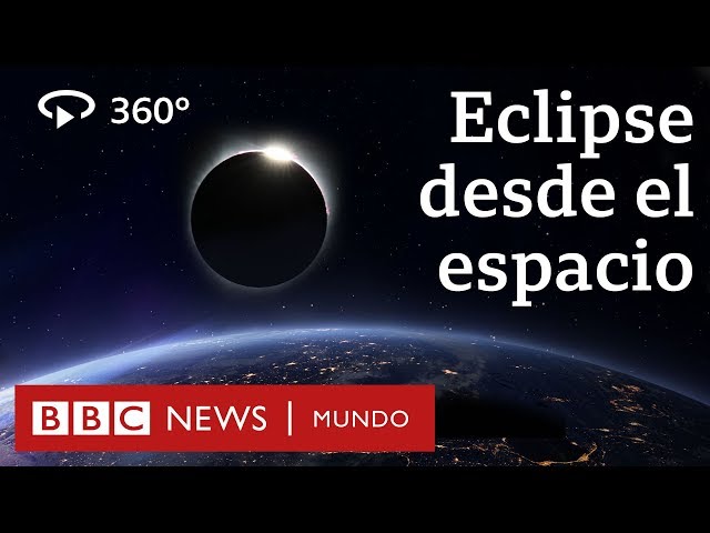 La increíble imagen de un eclipse solar total en 360 grados