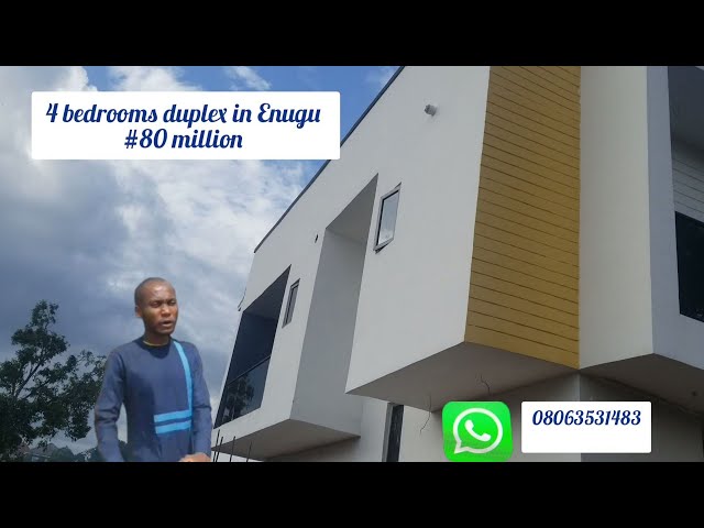 Best 4 BEDROOM Duplex FOR SALE  IN ENUGU, NIGERIA #enuguproperties #realestateagents #home