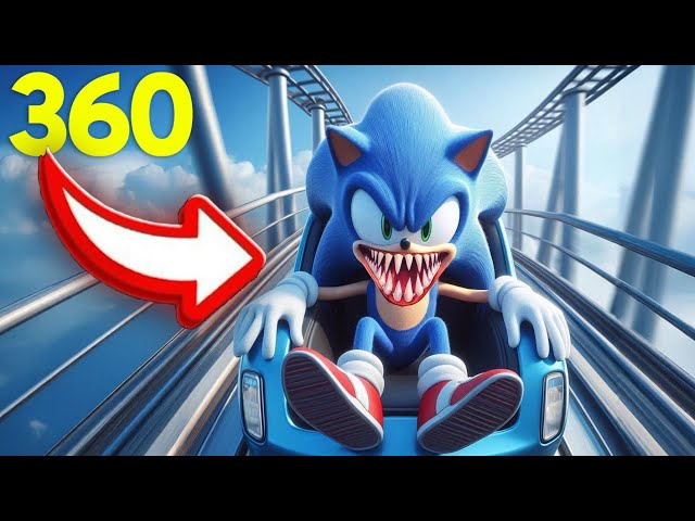 Shin Sonic in a 360 Roller Coaster?!?