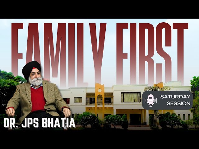 Family First Session | Saturday Session | Dr. JPS Bhatia | The Hermitage Rehab