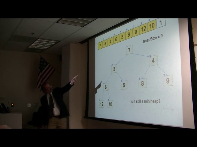 Lecture on Heap Sort, University of Arizona