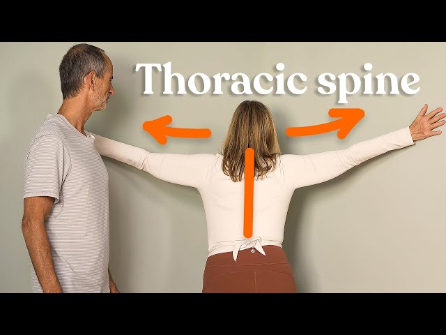 Relieve thoracic spine blockade in 2 simple steps