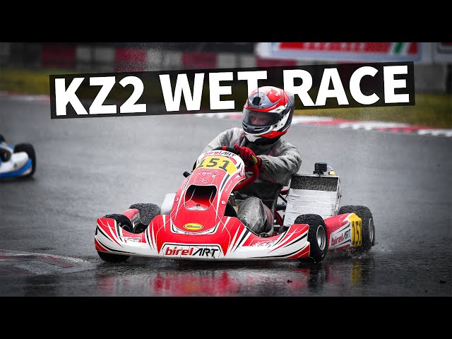 KZ2 WET RACE ONBOARD at Trofeo delle Industrie 2023 - birelART s15 / TM KZ-R2 // South Garda Karting