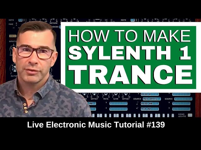 How to make Trance with Sylenth1 + Logic Pro X Template | Live Electronic Music Tutorial #139