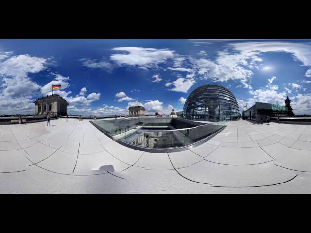 Bundestag 360 View from Bundestag roof