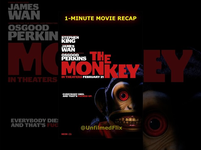 1-Minute Movie Recap – 📽 THE MONKEY (2025)