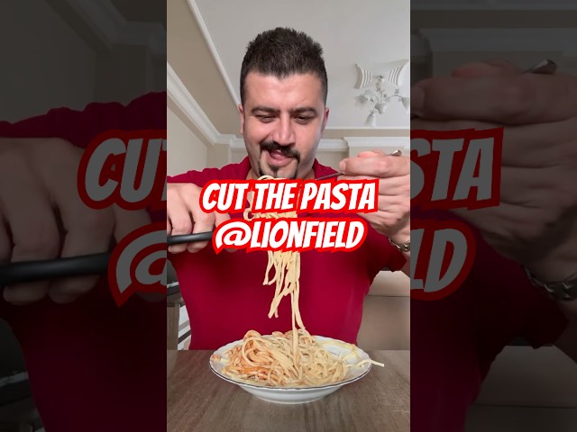 Cut the PASTA :D #mrstar @Lionfield #pasta #komedi #food #yemek #comedy