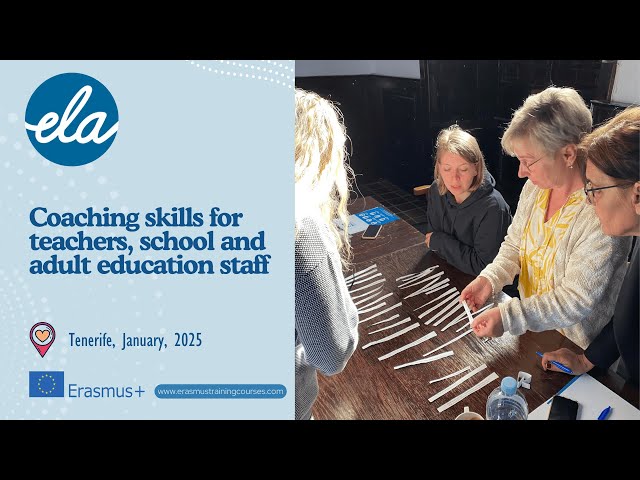 Coaching skills for teachers, school and adult education staff January 2025