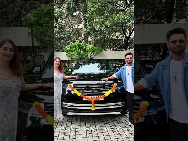 DELIVERY OF RANGE ROVER VOUGE BY SINGER RAHUL VAIDYA💯🔥#shorts #rahulvaidya #automobile #rangerover