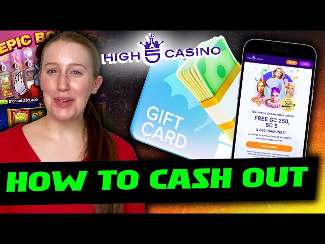 How To Cashout from High 5 Games Social Casino