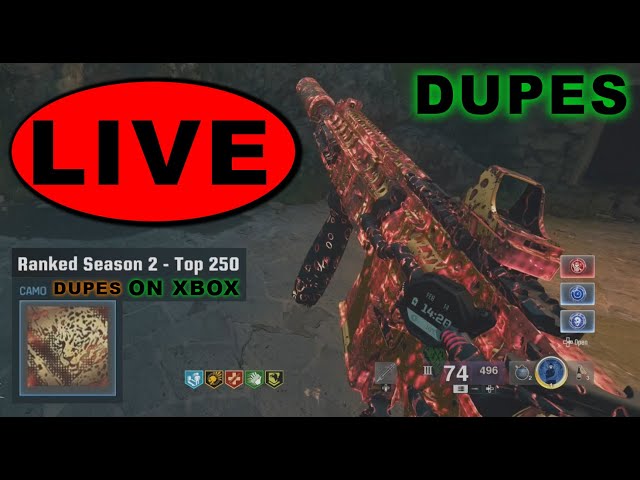 LIVE: T250 CAMO DUPES ON XBOX / glitching / playing BO6, Warzone and Zombies. come chat and chill