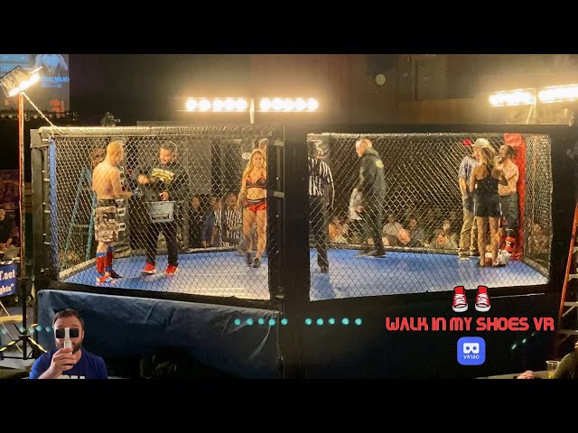 MMA Fight - Virtual View Of The Octagon! VR180 Video