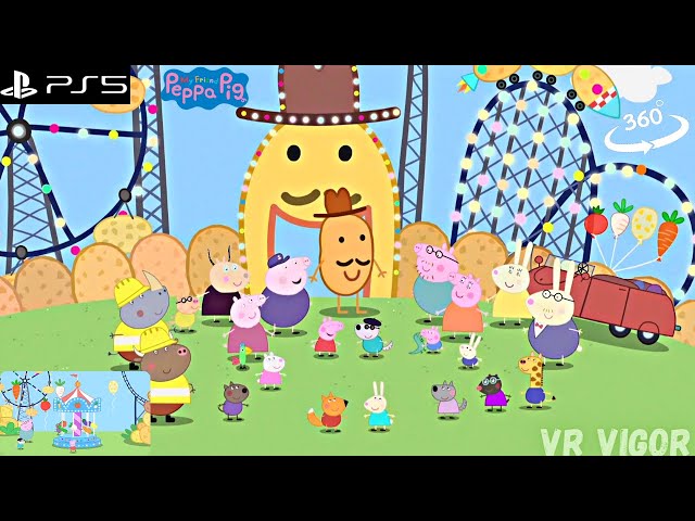 Peppa Pig Potato City #part3 #peppapigenglish #360vr