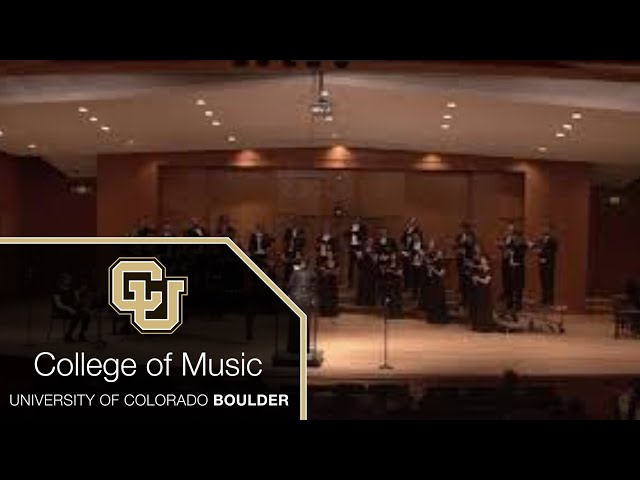 University of Colorado Boulder University Singers - Purcell: Hear my Prayer, O Lord