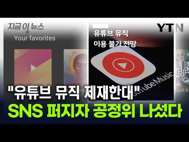 "유튜브 뮤직 막힌대" SNS에 퍼진 글...공정위가 밝힌 사실 [지금이뉴스] / YTN