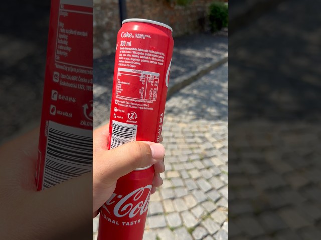 Nothing like a coke on a hot day in Slovakia 🇸🇰