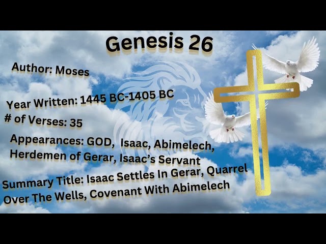 Genesis 26:1-35 KJV Audio Bible