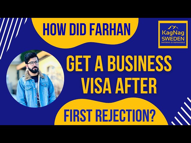 A must watch video. Listen Farhan how he got approved Business Visa application in 5 months.