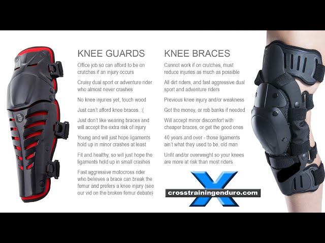 Knee braces or knee guards? Which will suit you best?︱Cross Training Enduro