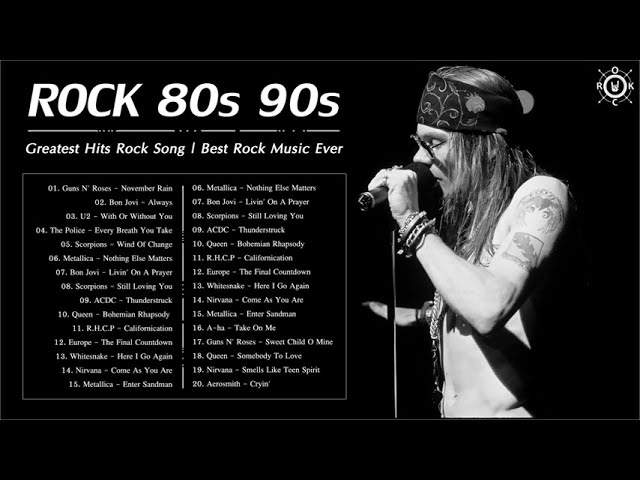 80s 90s Rock Playlist | Best Rock Songs Of 80s 90s