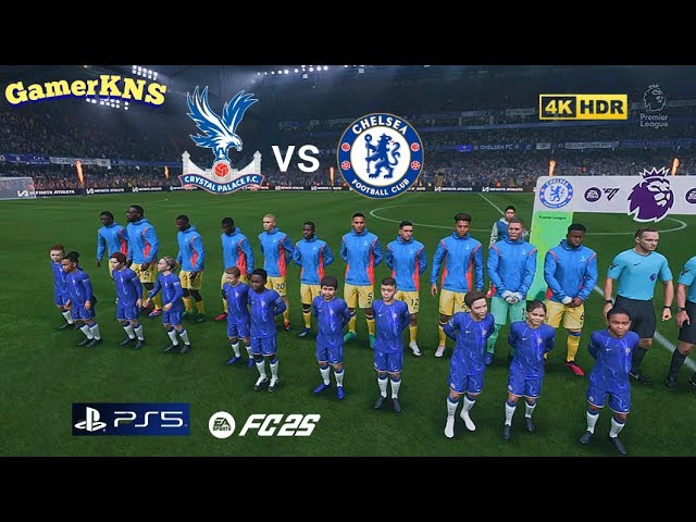 Chelsea vs Crystal Palace _ Premier League 2025 4K gameplay |PS5