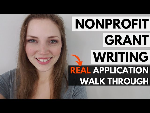 Grant Writing for Nonprofits: REAL Application Walk-Through (Dreyfus Foundation)