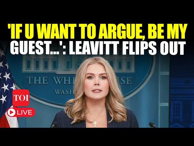 Karoline Leavitt Briefing: 'Thank You For That Ridiculous Question...': Trump's Press Secy Quips