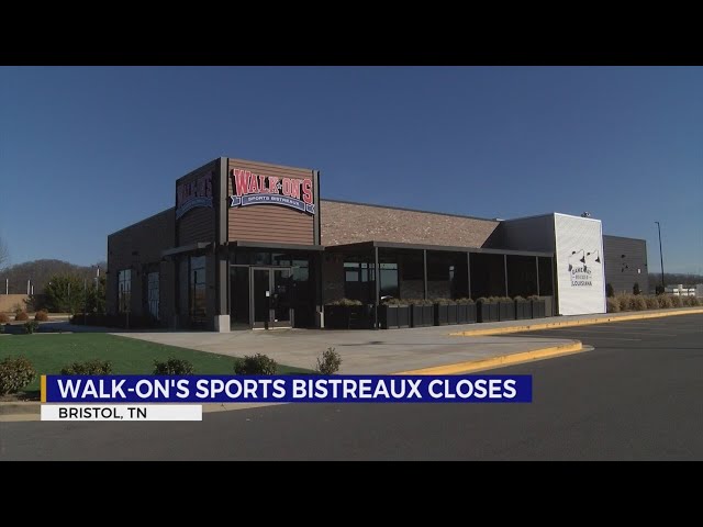 Walk-On’s Sports Bistreaux in Bristol shutters doors