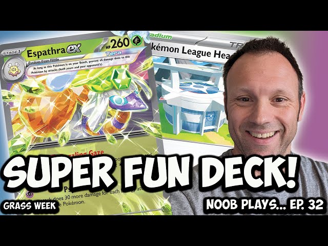 Noob Plays...  Espathra ex - The Cost of Attacking Just Went Up! I Pokémon PTCG Live